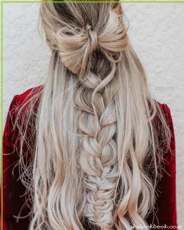 Braid With Bows Hairstyles For School Shelookbook Is A Women’s Platform