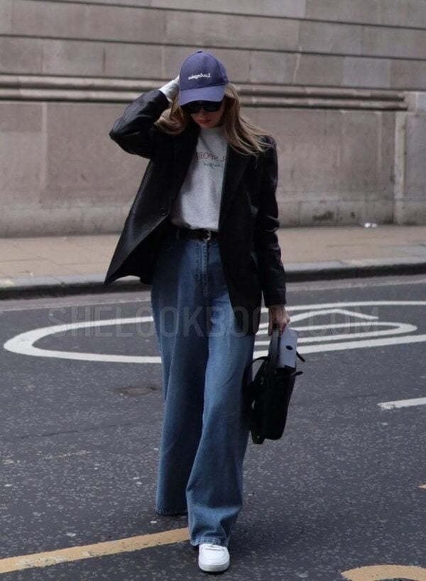 Blue-Cap-Wide-Pants-High-Waist-Black-Belt-Black-Oversized-Blazer-White-T-Shirt-600X819-3343546-6158981