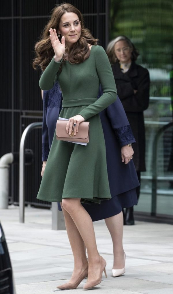 Kate Middleton Dress In Green Color