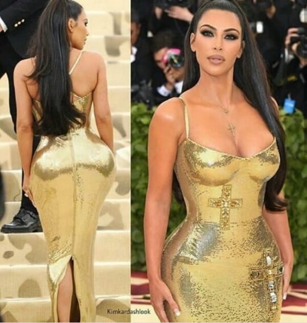 Kim Kardashian Red Carpet Hair