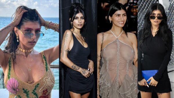 Mia Khalifa Only Fans Dresses During Paris Fashion Week