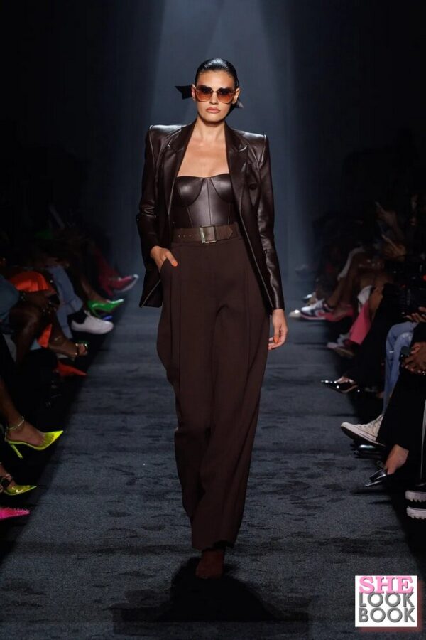 Dark-Drown-Clothing-Leather-Coat-With-Top-High-Weist-Pant-With-Shoes-By-Sergio-Hudson-6280488-5293521