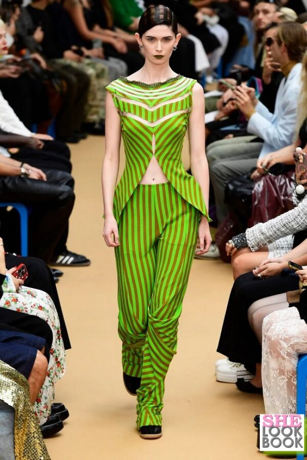 Highlight-Stripes-Prints-Dress-In-Parrot-Green-Spring-And-Summer-Fashion-Show-By-Kiko-Kostadinov-2224436-5585205