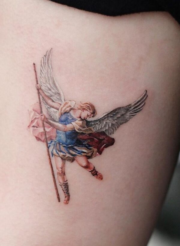 Archangel-Michael-Multicolor-Tattoo-7756602-8838773