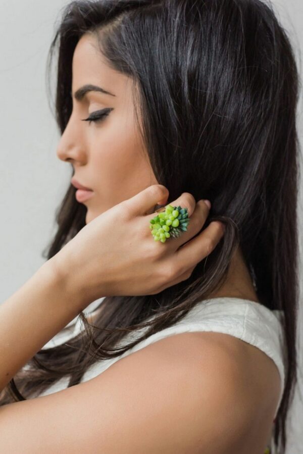 Original Plant Ring Bridal Jewelry Trendy Idea