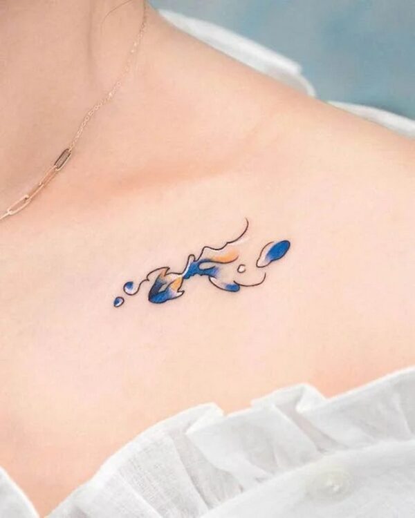 Blue Fish Tattoo