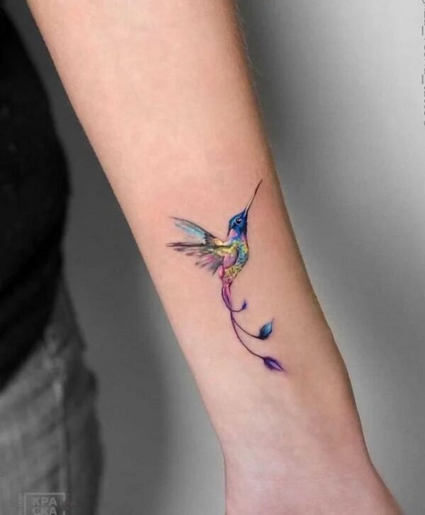 Colorful Hummingbird Tattoo Shelookbook Is A Women’s Platform