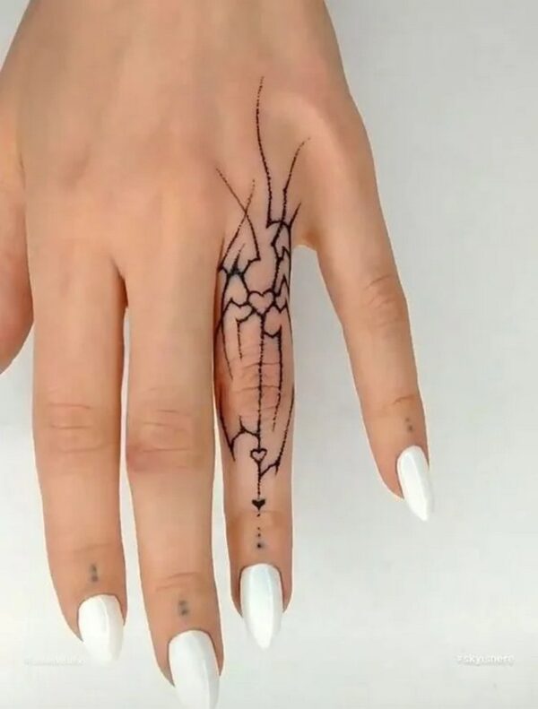 Gothic Heart Tattoo On The Directory