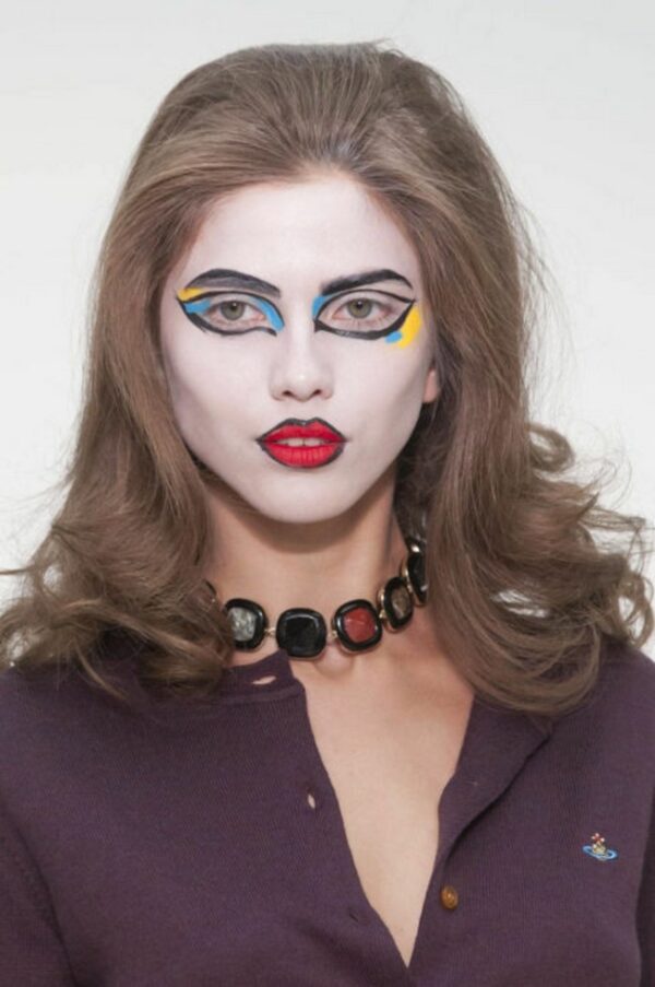 Halloween Original Makeup Idea For Women With White Face Haute Couture