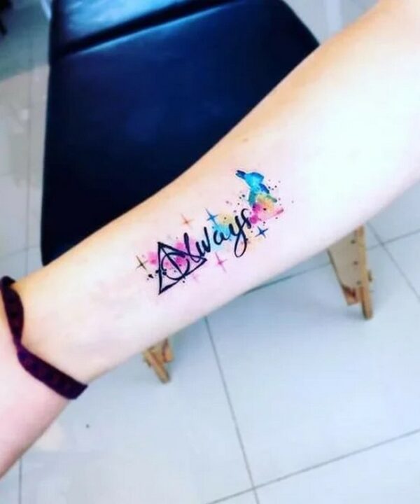 Inspirational Word Always Tattoo