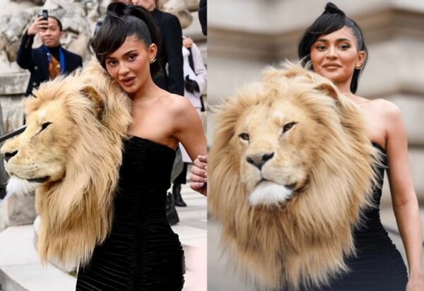 Kylie Jenner Lion'S Head Dress