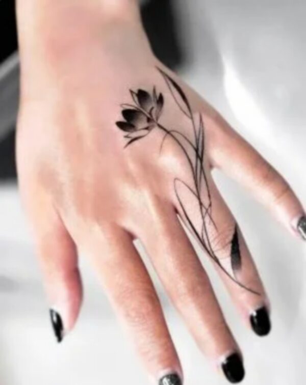 Lotus Flower With Stem