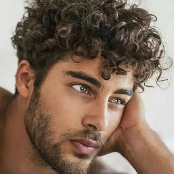 Men'S Curly Hair