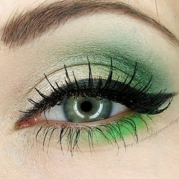 Original Makeup For Green Eyes In Green Sephora Palette Makeup Idea