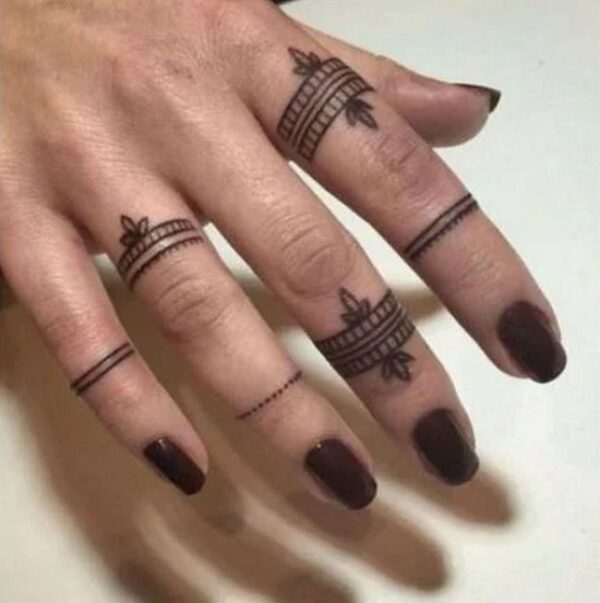 Ornamental Ring Tattoo