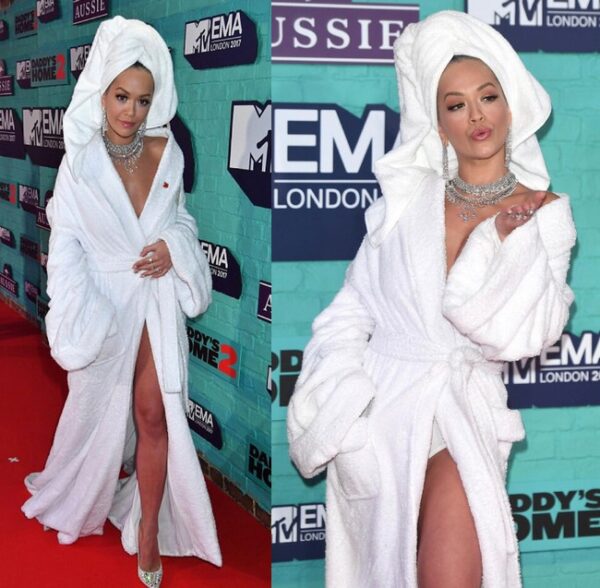 Rita Ora'S Bathrobe Dress At The Mtv Awards.jpg