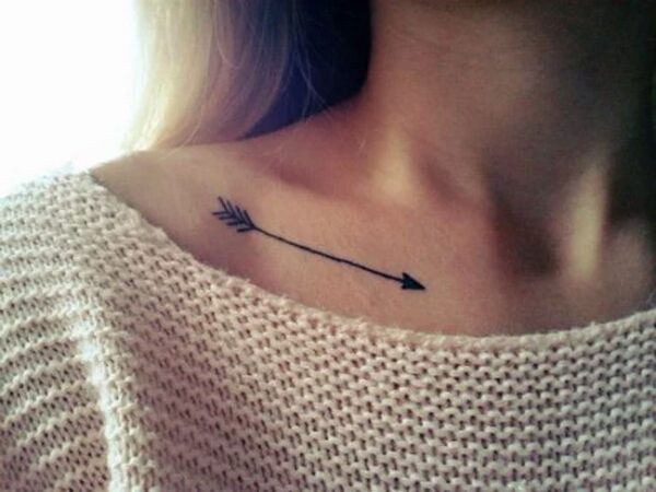 Single Arrow Tattoo