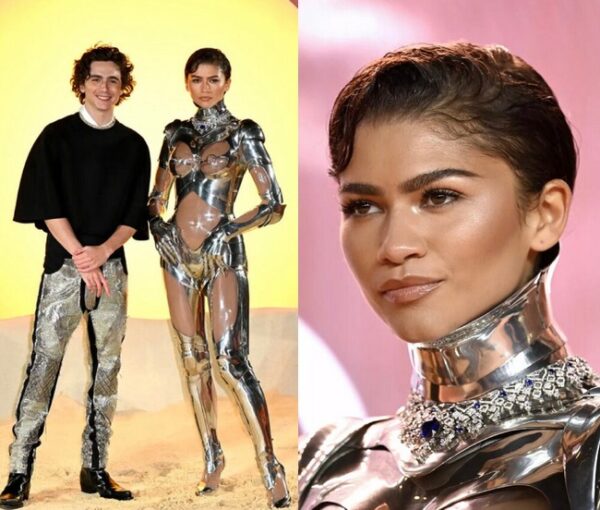 Zendaya'S Armor Dress At Dune 2 Premiere