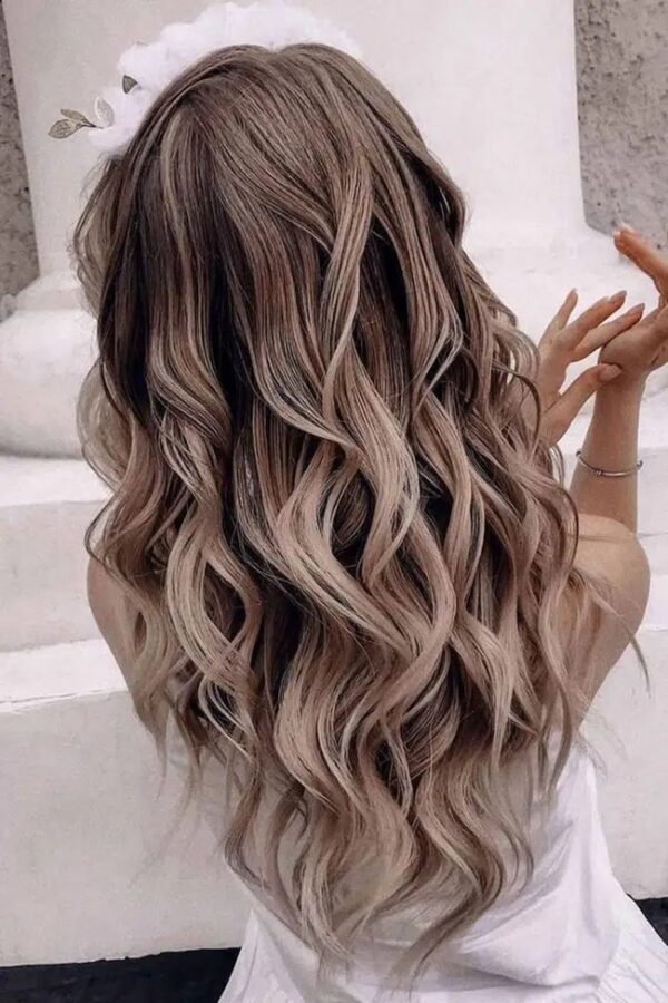 Beach Waves Cut Thick Hair