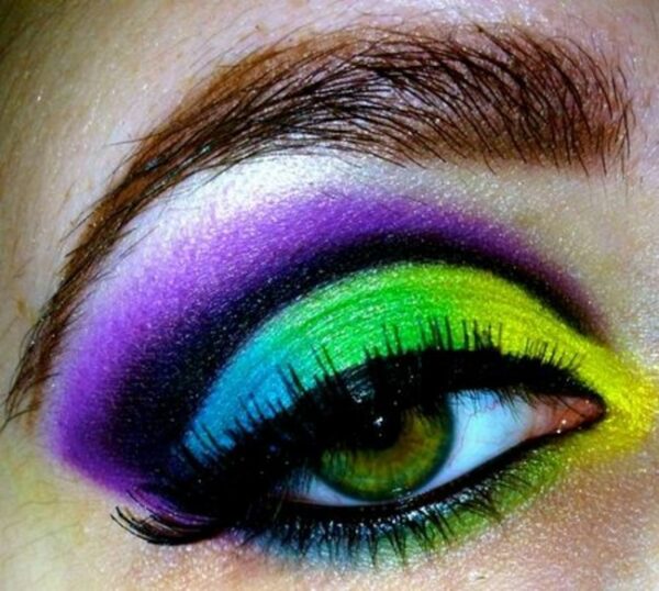 Evening Makeup Funky Green Eyes Palettes Sephora Purple Green Yellow