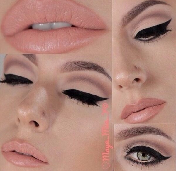 Simple Retro Soft Makeup Idea 60S Style