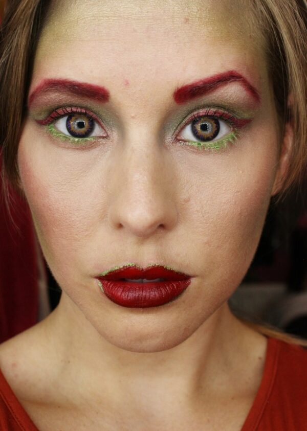 Woman Makeup Idea Eyes Lips Original Idea