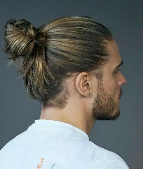 A Man With A Viking Man Bun